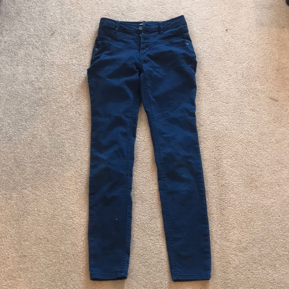 Juniors high waisted skinny jeans